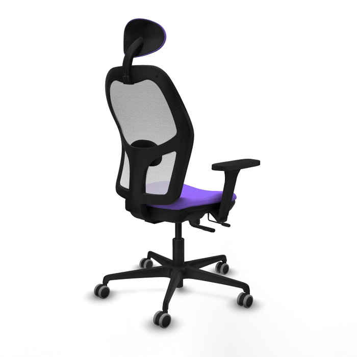 PIQUERAS Y CRESPO Silla de oficina Jorquera con Mecanismo Sincro/Traslack, Lila y Blanco PIQUERAS Y CRESPO Silla de oficina Jorquera con Mecanismo Sincro/Traslack, Lila y Blanco