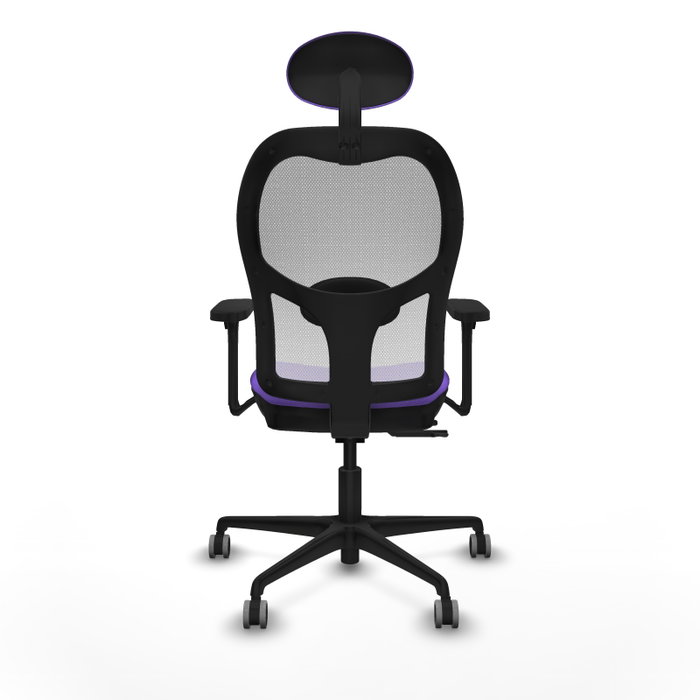 PIQUERAS Y CRESPO Silla de oficina Jorquera con Mecanismo Sincro/Traslack, Lila y Blanco PIQUERAS Y CRESPO Silla de oficina Jorquera con Mecanismo Sincro/Traslack, Lila y Blanco