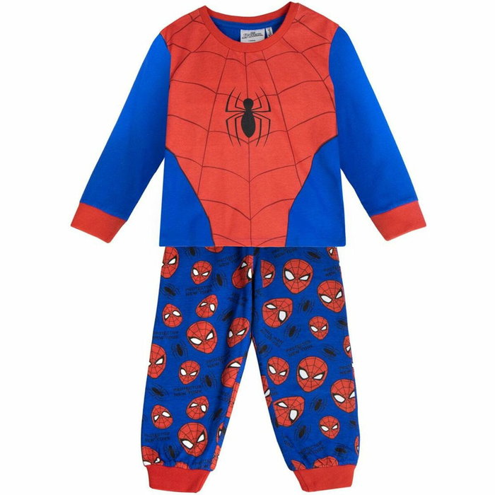Cerdá Pijama Largo Single Jersey Spiderman 3 Años