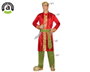 Disfraz Hindú para Hombre Adulto Rojo - Traje con Turbante, Chaqueta, Pantalón y Cinturón Tallas M-L - Multicolor