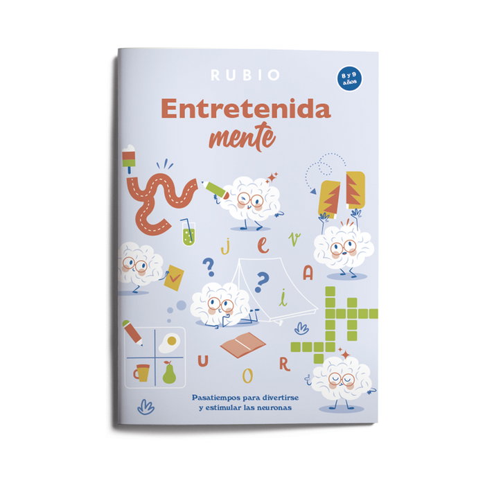 RUBIO Cuaderno A4 Entretenidamente (8-9 años)