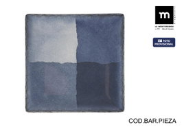 La Mediterranea Plato Llano DENIM Elite Brillo 24cm