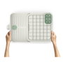 Joseph Joseph Extend Escurridor de platos extensible Stone Green