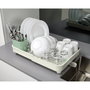 Joseph Joseph Extend Escurridor de platos extensible Stone Green