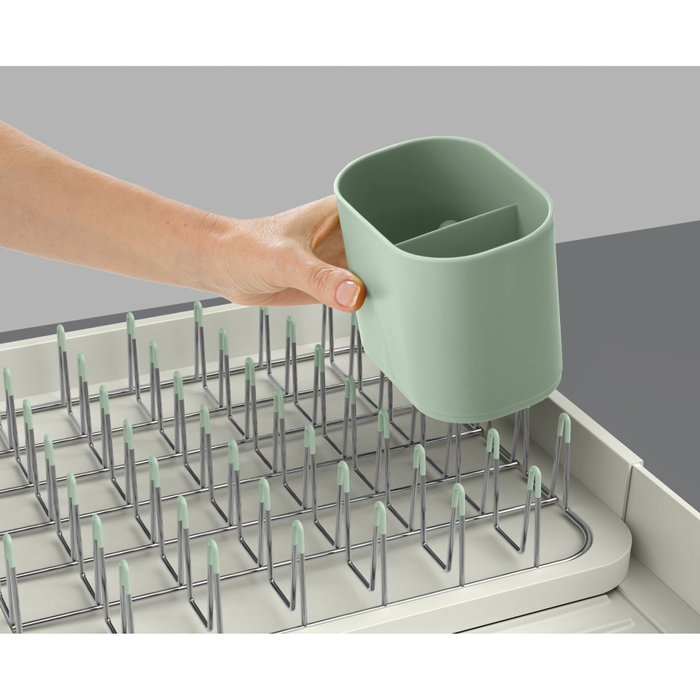 Joseph Joseph Extend Escurridor de platos extensible Stone Green