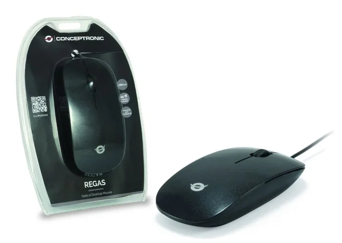 Conceptronic Ratón Óptico CLLM3BDESK Gris