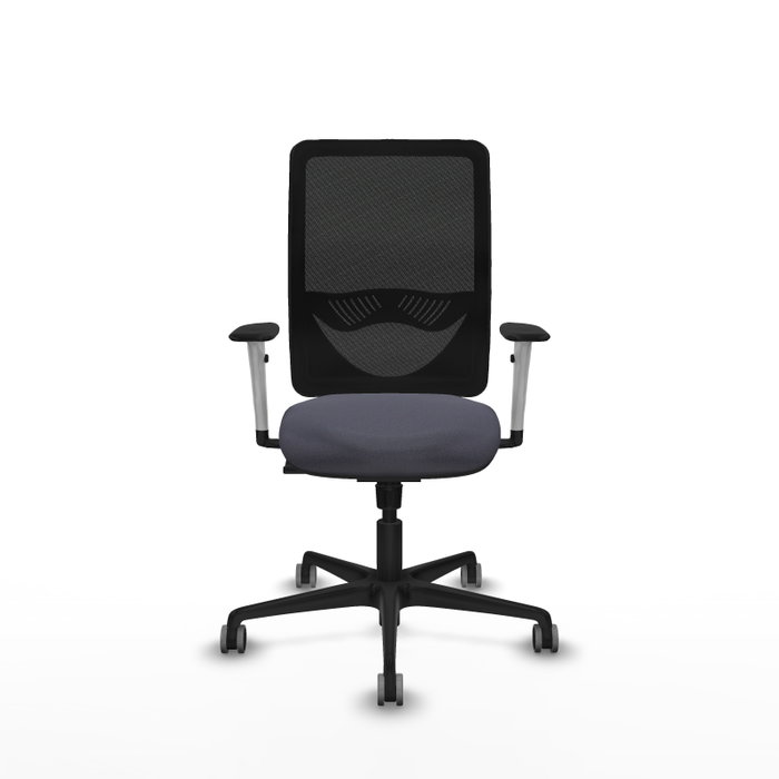 PIQUERAS Y CRESPO Silla de oficina Zulema con mecanismo Sincro, Gris oscuro y Negro PIQUERAS Y CRESPO Silla de oficina Zulema con mecanismo Sincro, Gris oscuro y Negro