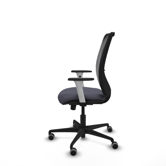 PIQUERAS Y CRESPO Silla de oficina Zulema con mecanismo Sincro, Gris oscuro y Negro PIQUERAS Y CRESPO Silla de oficina Zulema con mecanismo Sincro, Gris oscuro y Negro