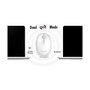 LogiLink Ratón Inalámbrico Bluetooth y 2,4 GHz Blanco