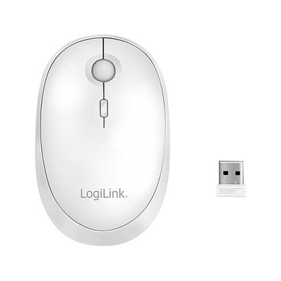 LogiLink Ratón Inalámbrico Bluetooth y 2,4 GHz Blanco LogiLink Ratón Inalámbrico Bluetooth y 2,4 GHz Blanco