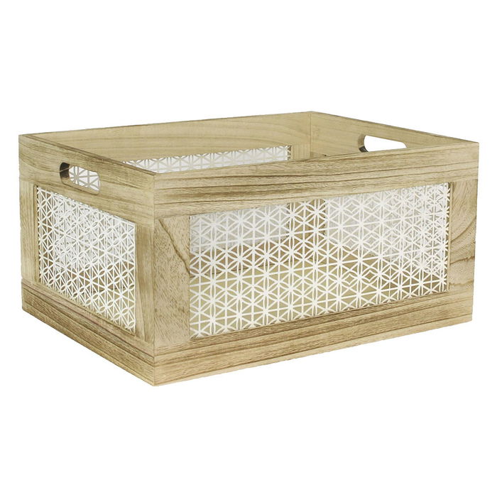 Home Deco Factory Juego de 3 Cajas Almacenar Ethnical Life Grande 30x40 cm Mediana 25x35 cm Pequeña 20x30 cm