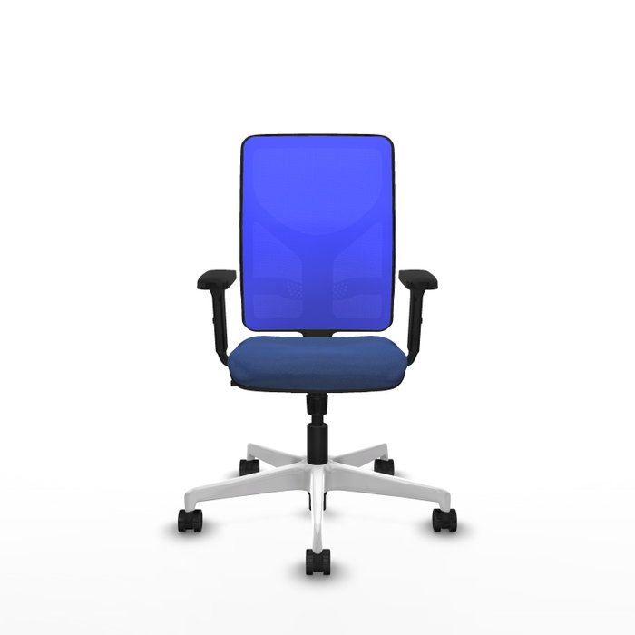 PIQUERAS Y CRESPO Silla de oficina Motilla con mecanismo Sincro, Azul