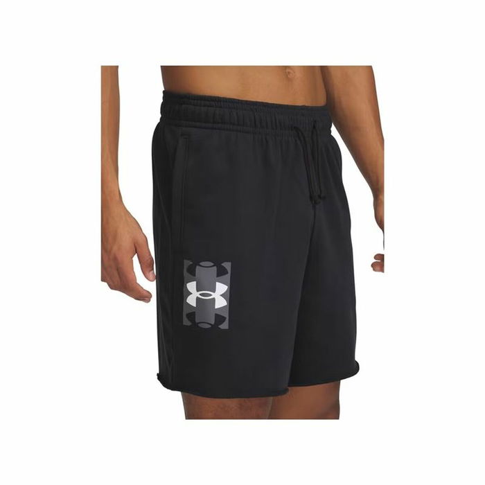 Pantalones Cortos de Hombre Under Armour Rival Negro Pantalones Cortos de Hombre Under Armour Rival Negro
