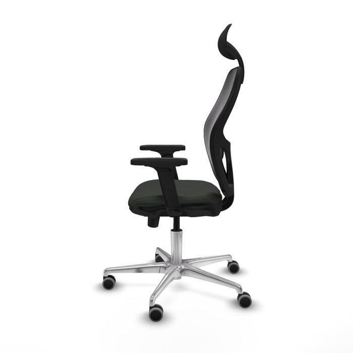 PIQUERAS Y CRESPO Silla de oficina Jorquera con mecanismo Sincro/Traslack, color Negro PIQUERAS Y CRESPO Silla de oficina Jorquera con mecanismo Sincro/Traslack, color Negro