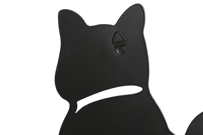 DKD Home Decor Decoración de Pared de Metal Gato Negro DKD Home Decor Decoración de Pared de Metal Gato Negro
