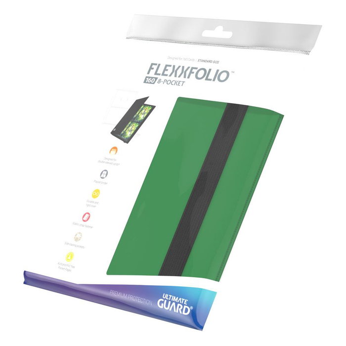 Ultimate Guard Flexxfolio 160 - 8-Pocket Verde Ultimate Guard Flexxfolio 160 - 8-Pocket Verde
