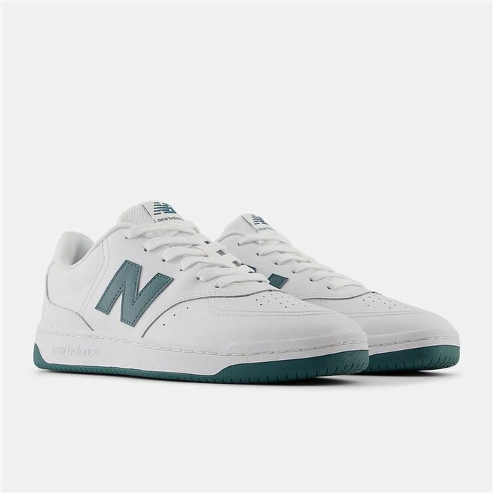 Zapatillas Casual Hombre New Balance BB80 Blanco Verde Zapatillas Casual Hombre New Balance BB80 Blanco Verde