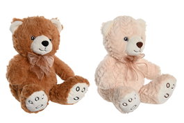 DKD Home Decor Peluche Oso Marron Crema 15 x 23 x 15 cm