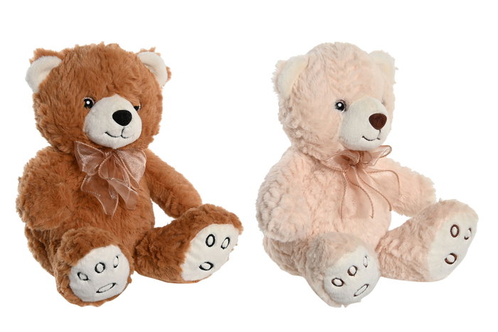 DKD Home Decor Peluche Oso Marron Crema 15 x 23 x 15 cm DKD Home Decor Peluche Oso Marron Crema 15 x 23 x 15 cm