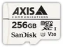 Axis Tarjeta de Vigilancia 256GB MicroSDXC UHS-I Clase 10 V30 - Memoria Flash Optimizada para Cámaras de Videovigilancia con Adaptador SD - 02021-001