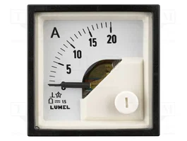 LUMEL Amperímetro Analógico para Panel 0-250A DC Clase 1,5