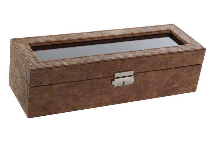 DKD Home Decor Joyero PU MDF Marrón