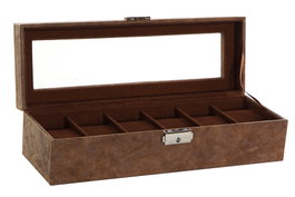 DKD Home Decor Joyero PU MDF Marrón