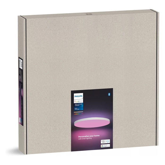 Philips Hue White & Color Ambiance Datura 574mm - Luz de Techo LED Inteligente, Blanco, Bluetooth/Zigbee, 67W, IP20 - 929003736101
