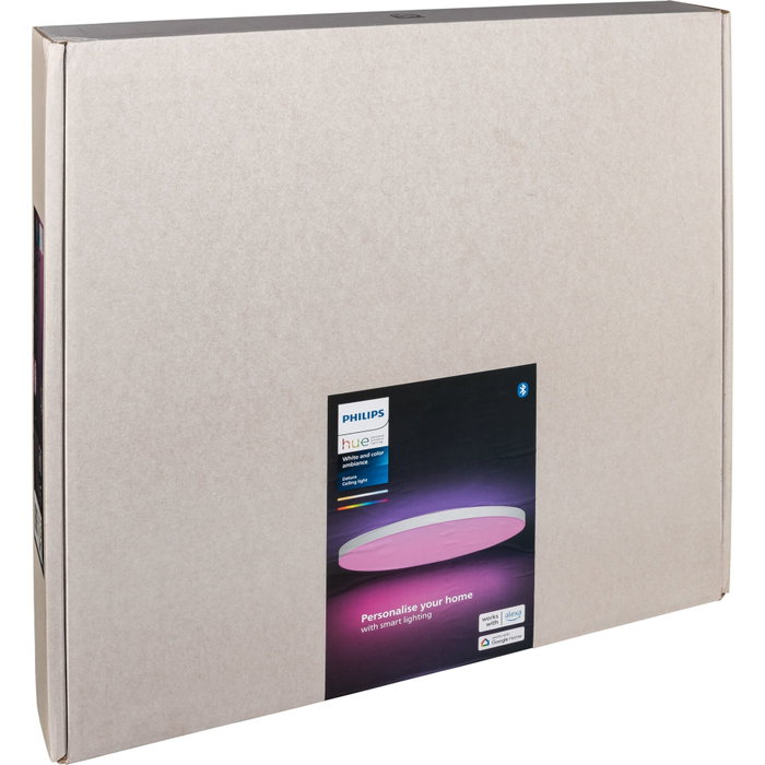 Philips Hue White & Color Ambiance Datura Luz de Techo LED Inteligente Blanco 67W Ø574mm Philips Hue White & Color Ambiance Datura Luz de Techo LED Inteligente Blanco 67W Ø574mm