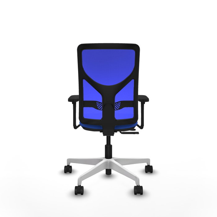 PIQUERAS Y CRESPO Silla de oficina Motilla con mecanismo Sincro/Traslack Azul