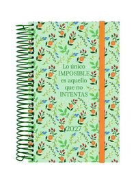 FINOCAM Agenda Anual 2027 Trendy Design Collection con Espiral y Tapa de PP