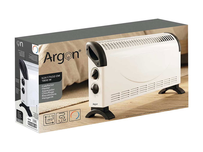 ARGON Convector Blanco-Negro 1800W