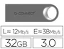 Q-connect Memoria USB Flash Premium 32 GB 3.0 Plateada