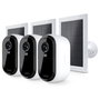 Arlo Essential 3+ Sistema de cámaras de seguridad 2K con 3 paneles solares