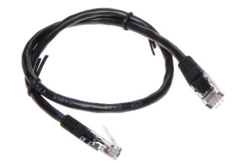 GO RJ45/6/0.5-BLACK Patch Cord 0.5m Negro