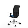 PIQUERAS Y CRESPO Silla de oficina Zulema Azul claro y Negro