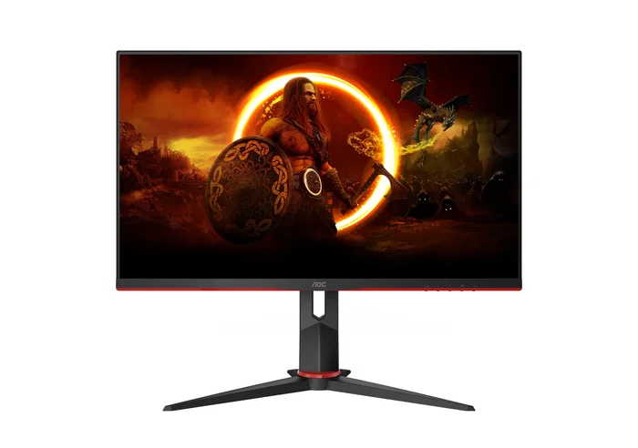 AOC Monitor Gaming 27" 27G2ZN3/BK Full HD 1920x1080, Fast VA, 280Hz, 1ms, HDR10, Adaptive Sync, Sin Marco, Ajustable, Negro/Rojo