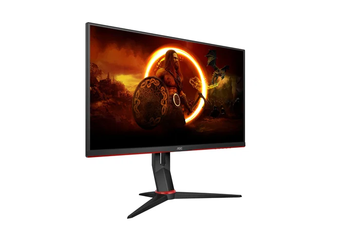 AOC Monitor Gaming 27" 27G2ZN3/BK Full HD 1920x1080, Fast VA, 280Hz, 1ms, HDR10, Adaptive Sync, Sin Marco, Ajustable, Negro/Rojo