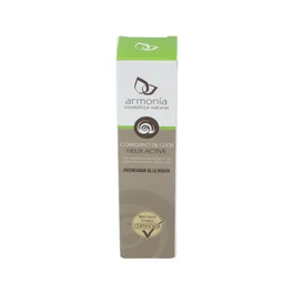 ARMONIA Helix Active Eco Contorno de Ojos Crema Gel con Baba de Caracol Bio, Aloe Vera y Caléndula - Tratamiento Antiarrugas Reafirmante 15 ml