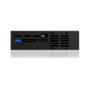 ICY BOX IB-129SSK-B Caja de Disco Duro HDD 2.5/3.5" SAS SATA 6 Gbit/s Hot-Swap Aluminio Negro