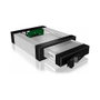 ICY BOX IB-129SSK-B Caja de Disco Duro HDD 2.5/3.5" SAS SATA 6 Gbit/s Hot-Swap Aluminio Negro