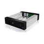 ICY BOX IB-129SSK-B Caja de Disco Duro HDD 2.5/3.5" SAS SATA 6 Gbit/s Hot-Swap Aluminio Negro
