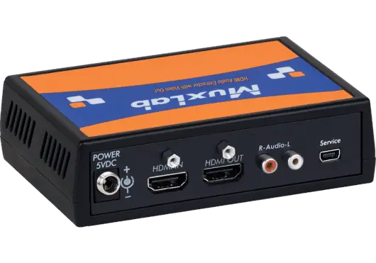 MUXLAB Extractor de Audio HDMI Dolby & DTS Downmixer 4K/60