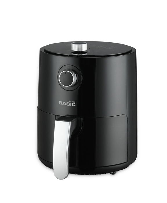 Basic Home Freidora de Aire 2.3L Manual 1200W | Ancho 27 cm x Alto 31 cm x Largo 26 cm (2 Unidades)
