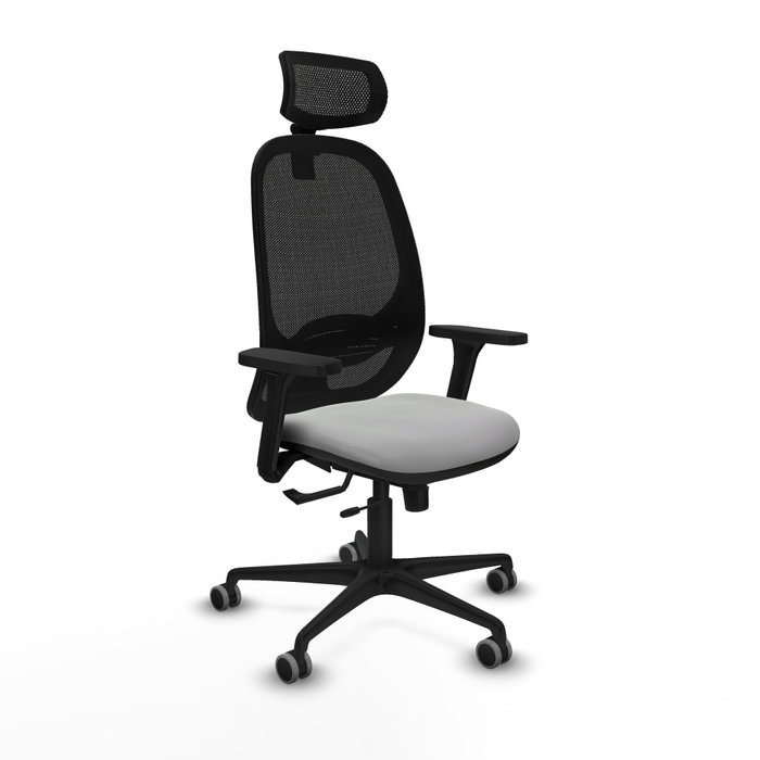 PIQUERAS Y CRESPO Silla de oficina Cilanco con mecanismo Sincro/Traslack Gris claro PIQUERAS Y CRESPO Silla de oficina Cilanco con mecanismo Sincro/Traslack Gris claro