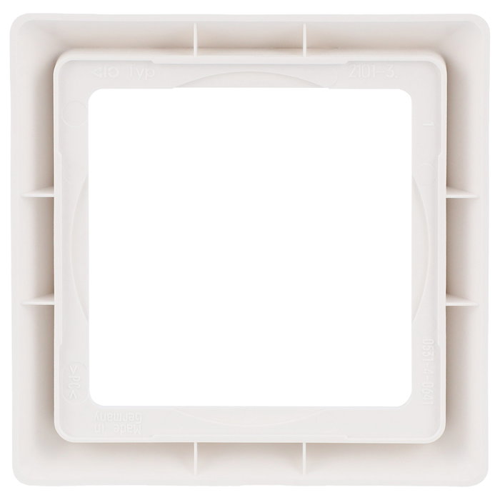 Busch-Jaeger 2CKA001730A0191 Marco para Exteriores, 1 compartimento, Protección contra Agua, IP44, Blanco Alpino