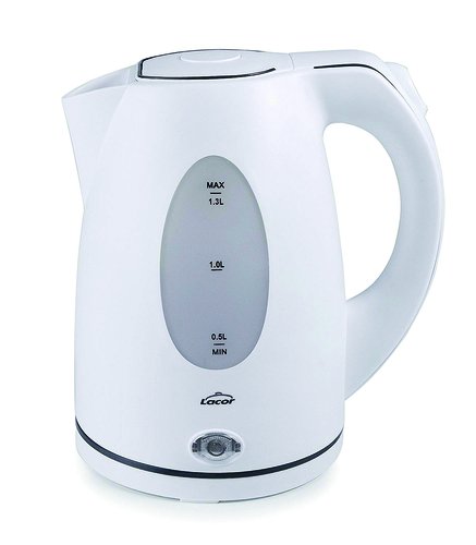Lacor Hervidor de agua eléctrico blanco 1,5 l