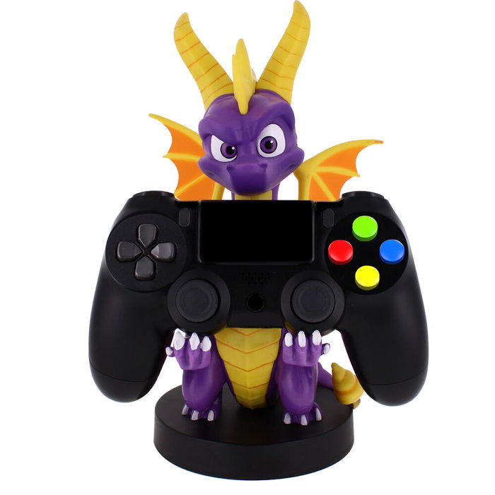 EXQUISITE GAMING Cable Guy Soporte Figura Spyro the Dragon 21cm para Mandos y Móviles EXQUISITE GAMING Cable Guy Soporte Figura Spyro the Dragon 21cm para Mandos y Móviles
