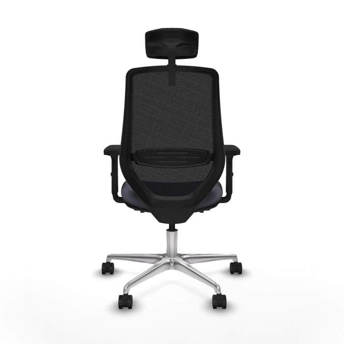 PIQUERAS Y CRESPO Silla de oficina Mardos con mecanismo Sincro/Traslack Gris oscuro y Negro