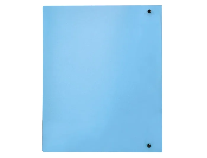 Liderpapel Carpeta 4 Anillas 40 mm Polipropileno Din A4 Celeste Opaco